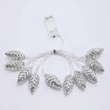 elvesmall 1.5M 10Led Pine Cone Fairy Lights Christmas Decoration 2024 Xmas Tree Decor Light String Ornaments New Year Garland Noel Navidad
