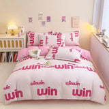 elvesmall Orange Pumpkin Duvet Cover Cartoon Style Bedding Set for Kids Girls Soft Microfiber Reversible Comforter Cover with 2 Pillowcase