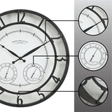 elvesmall Clock Wall Decor 18 X 2 X 18 in Analog Bronze Park Outdoor Wall Clock Traditional Large Living Room Decoration Free Shipping