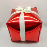 elvesmall 22inch Red Green Christmas Gift Boxes Foil Balloons Lollipop Canes Ball Xmas Decoration Party Favor Christmas Decoration Air Glo