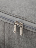elvesmall  Closet Comforters Zipper Storage Box Wardrobe Clothes Organizers with Lid Fabric Cube Home Wardrobe Folding
