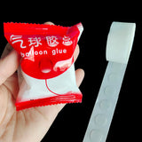 elvesmall  100 Points Balloon Attachment Glue Dot Attach Balloons To Ceiling or Wall Balloon Stickers Birthday Wedding Party Decor Supplies