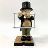 elvesmall  Creative Spoof Paper Holder Statue Cute Funny Decorative Sculpture Resin Figure Butler Shape Tissue Stand Rack Toilet Decoration