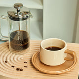elvesmall  -  3 Sets Coffee Cups Set Ceramic Cups and Saucers Set Family Tea Cup Set Cups and Mugs Drinkware  British Coffee Cups