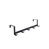 elvesmall Over The Door 5 Hooks Home Bathroom Organizer Rack Clothes Coat Hat Towel Hanger Housekeeping Organizers Storage Hooks Holder