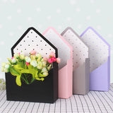 elvesmall Creative Portable Flower Box Rose Flower Packaging Box Flower Shop Wedding Rose Birthday Party Gift Box Valentine's Day Bag Box