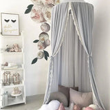 elvesmall Mosquito Net Crib For Baby Lace Shading Bed Canopy Kids Hanging Dome Curtain Toddler Princess Play Tent Children Room Decoration