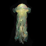 elvesmall  Jellyfish Lamp Holiday Atmosphere Lamp Portable Lantern Purple Jellyfish Night Light Indoor Party Decoration Lighting Night Lamp