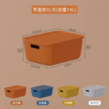 elvesmall Large Capacity Sundries Storage Box Cosmetics Toys Snacks Clothes Storage Basket Plastic Household Wardrobe Organizer