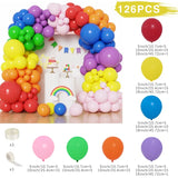 elvesmall Multicolor Rainbow Balloon Garland Arch Kit Wedding Decor Balloons Birthday Party Baptism Girl Unicorn Baby Shower Globos Baloon