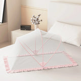 elvesmall   Children Yurt Crib mosquito net Infant mosquito net Portable Foldable Tent Anti-mosquito bed canopy bedroom