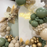 elvesmall Blue Gold Balloon Garland Arch Kit Birthday Party Decor Foil Latex Ballon Wedding Birthday Party Baby Shower Kids Baloon