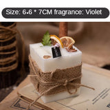elvesmall Scented Candles Wholesale Soybean Candles Aromatherapy Home Decoration Romantic Birthday Gift Box Cinnamon Violet Flavor