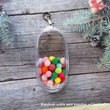 elvesmall 10CM Doll Display Storage Bags Transparent Doll Organizer Boxes Plush Doll Storage Pouches Clear Keychain Wallet Bag Mystery Box