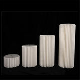 elvesmall Cylindrical Paper Folding Festival Decoration Background Ornament Wedding Cake Stand Dessert Table Birthday Party Ramadan Decora