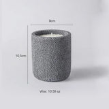 elvesmall Cement Cup Candle Large Scented Candle Matte Glass Nordic Home Decoration Luxury Wedding Living Room Industrial