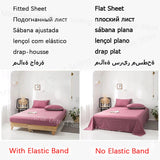elvesmall -  High End 100s Long Staple Cotton Bedding Set Queen Embroidery 100% Cotton Duvet Cover Set with Bed Sheets Quilt Cover Pillowcase