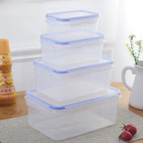 elvesmall Sealed Food Storage Plastic Containers Food Keeper Boxes Fruit and Vegetables Airtight Fresh Watertight Kitchen Items for Home