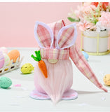 elvesmall Carrot Rabbit Faceless Dwarf Elf Doll Bunny Ester Party Westeren Happy Easter Decor For Home Kids Easter Rabbit Toy Gifts Favor