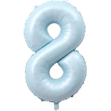 elvesmall 1pc 40inch Number Foil Balloons 1 2 3 4 5 6 Years Old Kid Boys Girls Crown Happy Birthday Balloon Baby Shower Decor Supplies