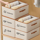 elvesmall Clothes Toy Storage Box Folding Dustproof Organizer Bedroom Shelf Safe Odorless Organizers of Cabinets Drawers for Bedding Quilt