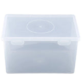 elvesmall  Mask Storage Box Plastic Transparent Storage Container Keep Tidy Organizer