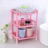 elvesmall Bathroom Corner Storage Holder Shelves Organizer Kitchen Floor Tripod Toilet Tissue Towel Rack Shelf Bathroom Accessories