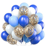 elvesmall 10inch Gold Confetti Metallic Balloons Macaroon Latex Ballon Baby Shower Globos Adult Anniversary Wedding Birthday Party Decor
