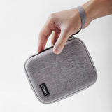 elvesmall Electronics Accessories Travel Organizer Hard Shell Digital Gadgets Storage Bag for Mac Adapter Mouse Data Cable Earphone HDD