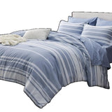 elvesmall  Blue 7 Pieces Bed in A Bag Queen with Comforter, Bedding Sets Queen