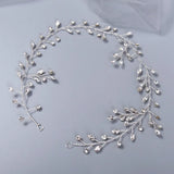 elvesmall Crystal Wedding Hair Combs Miraculous Women Headbands Accessories Flower Bridal Headpiece Clip Bride Jewelry Gift