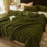 elvesmall  Thickened Velvet winter blanket modern plush bed linen Microfiber Bedspread bed Plaid home decorations sofa blankets sofa cover