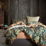 elvesmall Duvet Cover Set Vintage Hippie Floral Pattern Luxurious Pink Queen Size Soft Bohemian Bed Bedding Sets Shabby Chic Print