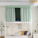 elvesmall Student Dormitory Or Home Block Under The Female Full Shade Cloth INS Bed Curtains  Mosquito Net
