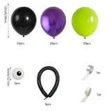 elvesmall Halloween Balloon Arch Garland Kit with Big Spider DIY Balloons & Eye Balloons for Halloween Party Home Garden Outdoor Decor