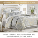 elvesmall  2 Shams & Bed skirt Bed Linen Set Jacquard Floral Medallion Comforter Sets Comforter Queen Bedding Home Freight free.