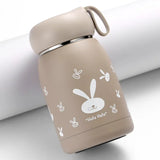 elvesmall  -  1pc 320ml Rabbit Cute Insulating Bottle Portable Home Female Office Water Cup Stainless Steel Insulated Coffee Cup Vacuum Bottle