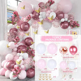 elvesmall Macaron Butterfly Balloon Garland Arch Kit Birthday Party Decor Kids Baby Shower Girl Latex Ballon Chain Wedding Party Supplies