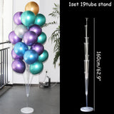 elvesmall 1/2 set Latex Balloon Holder Balloons Stand Column Metallic Balloons Baby Shower Kids Birthday Party Wedding Decoration Supplies