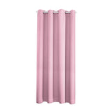 elvesmall Blackout Door Curtains Panel Solid Thermal Insulated Curtains Eyelet Living Room Decor Window Drapes Bedroom Divider Ring Top