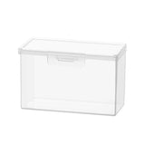elvesmall INS Transparent Plastic Storage Box 3 Inch Photocards Small Card Storage Box Desk Organizer Box Classification Box Stationery