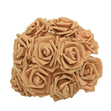 elvesmall 25Pcs 8cm PE Foam Rose Head Artificial Rose Flower Bouquet For Home Wedding Birthday Party Table Decor Valentines Day Gift Craft