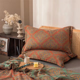 elvesmall  Stitch Bed duvets Cotton gauze Bed linen Comforter bedding set Jacquard summer Blanket Double bed quilt bedspreads and coverlets