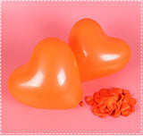 elvesmall  10/20pcs 12Inch Red Macarons Heart Shape Latex Balloon Birthday Party Decorations Wedding Decorations Kids Shower Globos