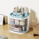 elvesmall Cute Pen Pencil Pot Holder Brush Storage Box Container Desk Organizer Multifunction Stationery Office Supplies Desk Hold Pens