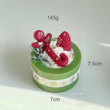 elvesmall Christmas Cake Candles Scented Candles Home Decoration Gingerbread Man Cookies Fragance Candles