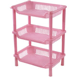 elvesmall Bathroom Corner Storage Holder Shelves Organizer Kitchen Floor Tripod Toilet Tissue Towel Rack Shelf Bathroom Accessories
