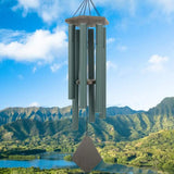 elvesmall Wind Chimes Outdoor Large Deep Tone Macrame 44 Inches Sympathy Wind Chimes Tuned Soothing Melody Room Decoration Home Chime