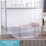 elvesmall 1pcs Moustiquaire Canopy White Four Corner Post Portable Square Mosquito Control Mosquito Net Bedroom Sleeping Mosquito Net