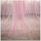 elvesmall Universal Elegant Tulle Dome Bedroom Mosquito Net, Romantic Lace, Solid Color, Double Bed, Home Decoration Mosquito Net